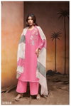 Emberlynn 2582 By Ganga Pure Linen Printed Dress Material Wholesale Online